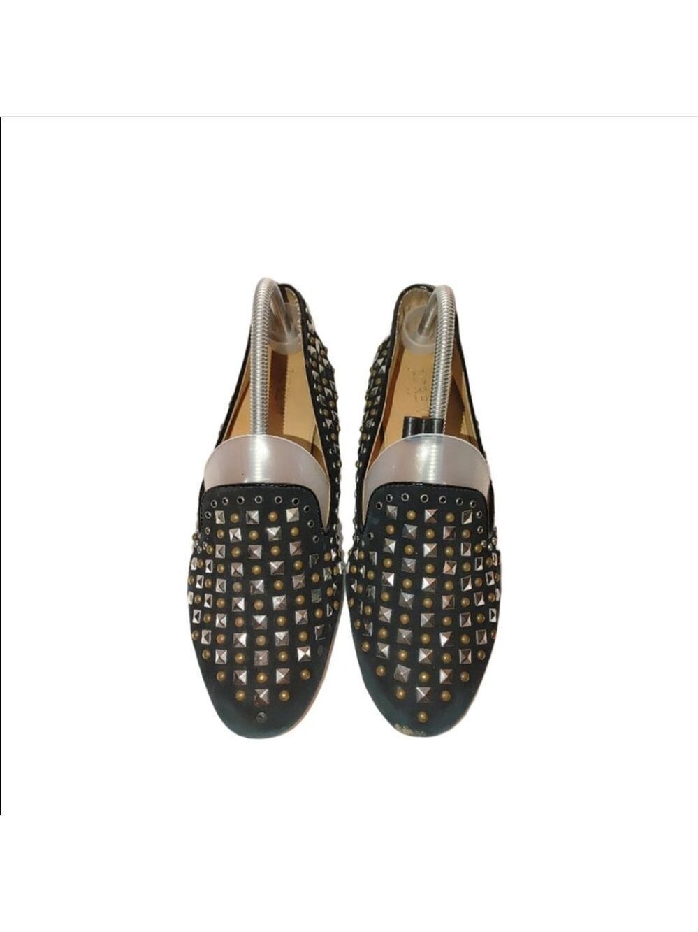 J. Crew Addie Suede Studded Loafers Size 9.5